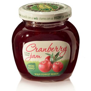 Homemade cranberry jam