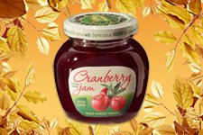 Homemade cranberry jam