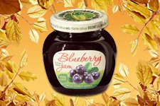 Homemade blueberry jam