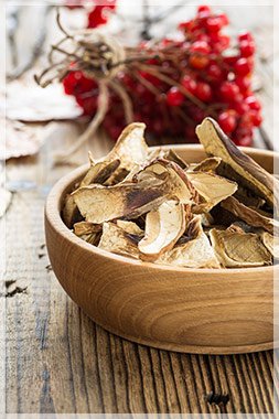 To buy dried white mushrooms